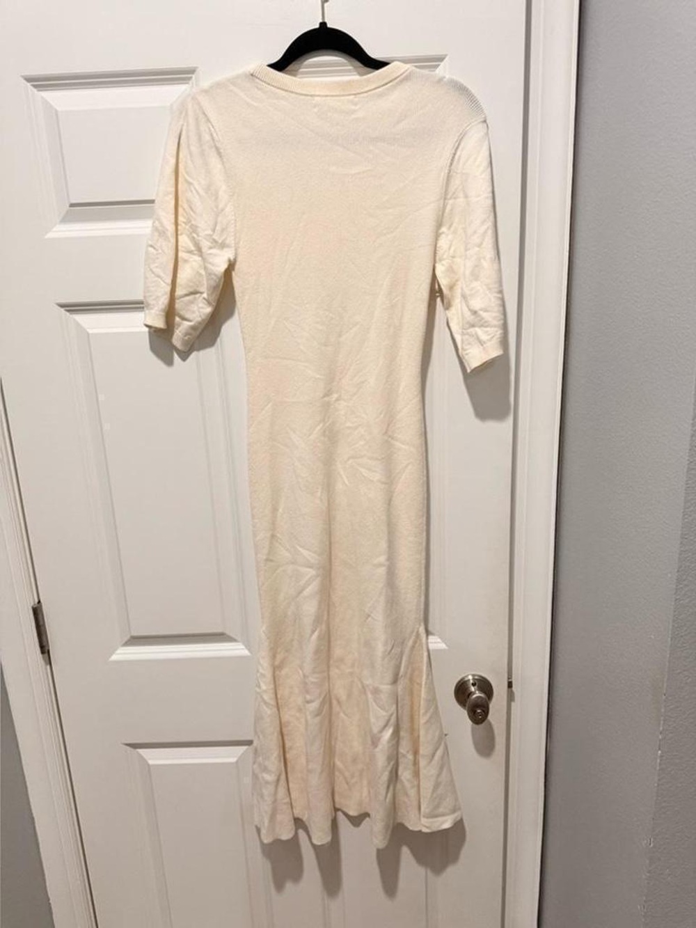 Treasure & Bond Women's White Bodycon Sweater Dress - Picture 2 of 3